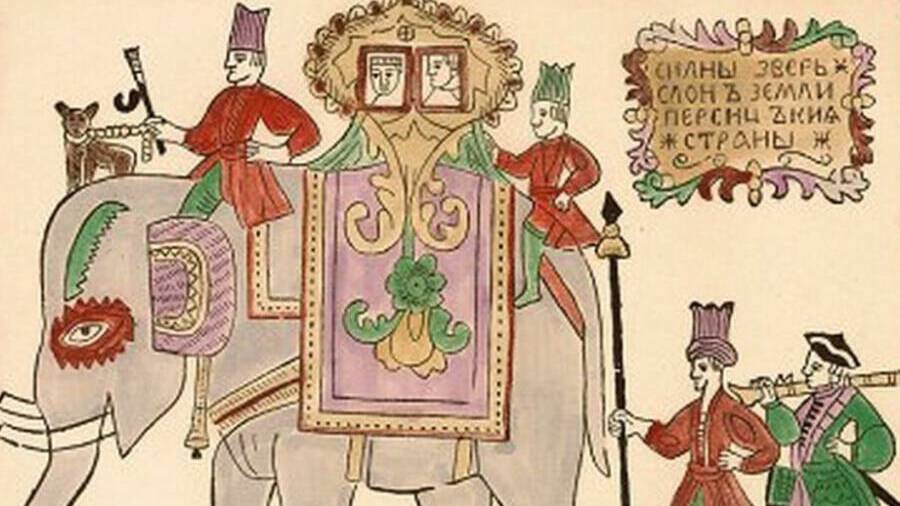 Как в России появился первый слон?