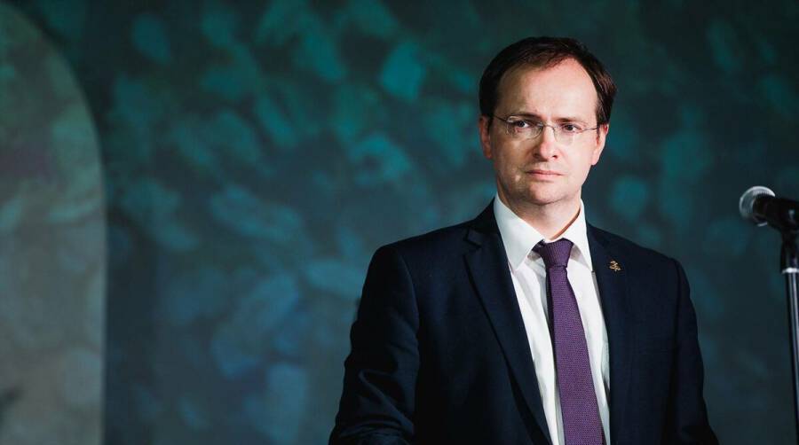 Большое интервью Владимира Мединского в эфире радиопередачи «Виражи времени»