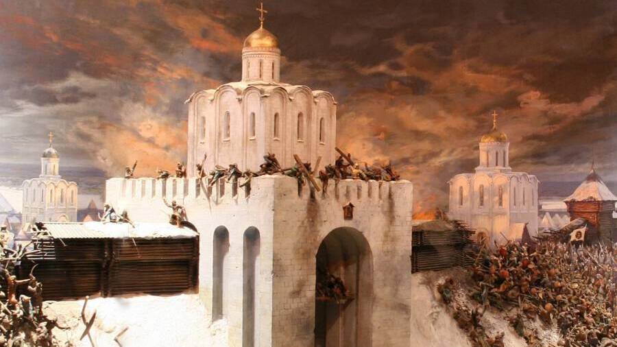 Осада и взятие ханом Батыем города Владимира