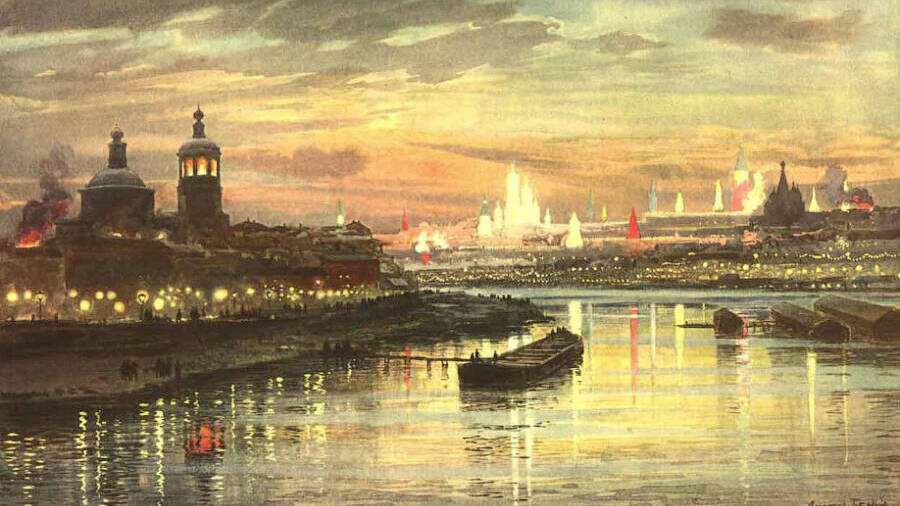 Как Москву осветили фонари?