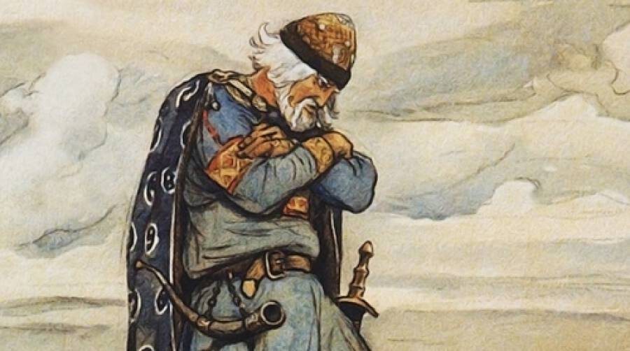 Князь Олег умер от укуса змеи