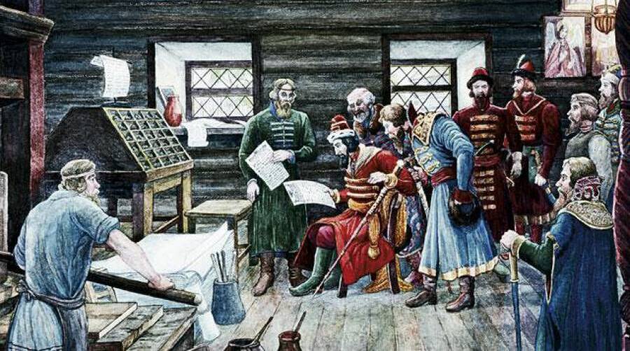 Краткий курс истории. Начало русского книгопечатания