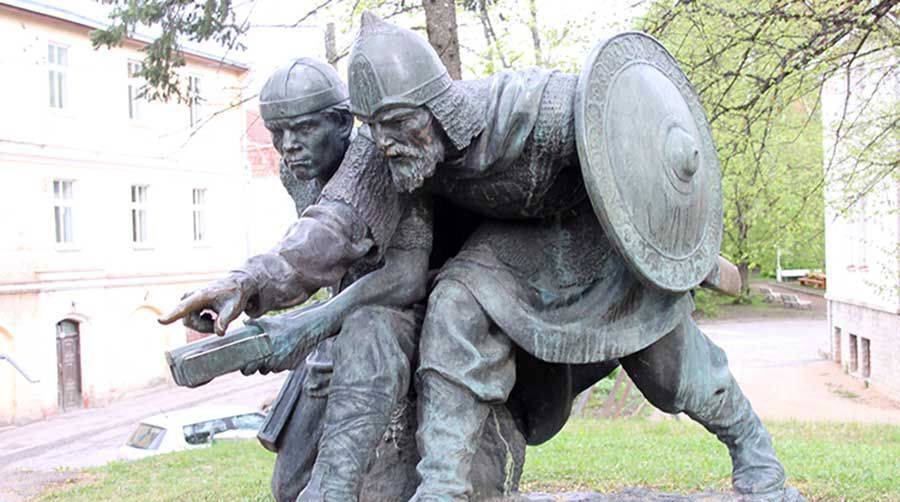 Мирный договор Новгорода и Ливонского ордена. Дань за г. Юрьев