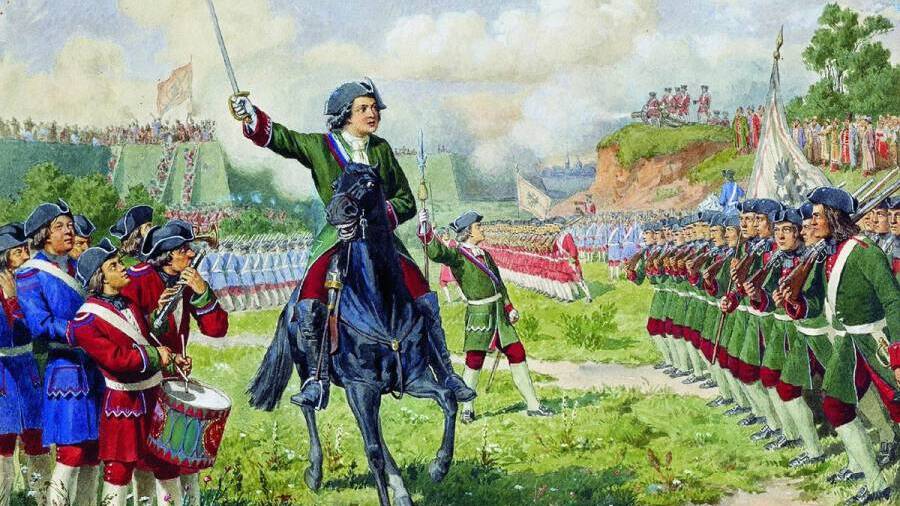 Потешные войска Петра Первого