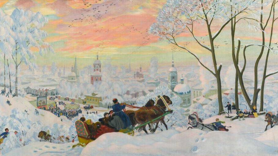 Зима на картинах русских художников