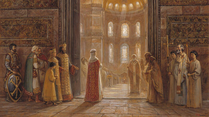 Крещение Ольги и начало христианизации Руси