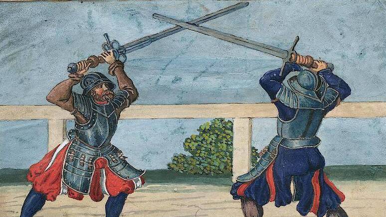 Двуручный меч на полях сражений Нового времени