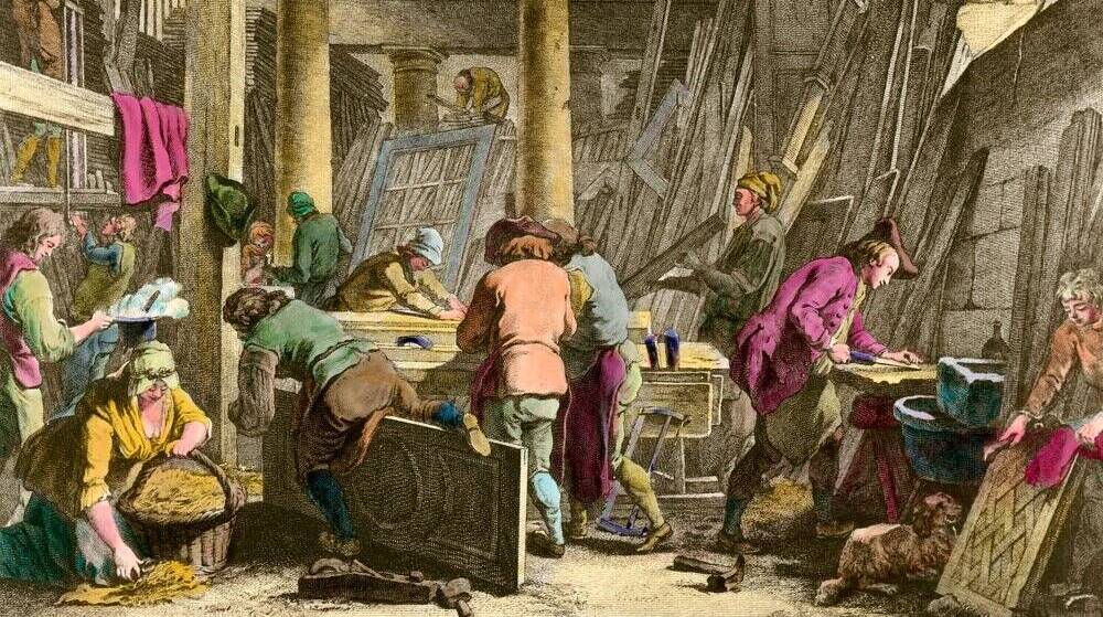 Положение рабочих по Франции после Наполеоновских войн