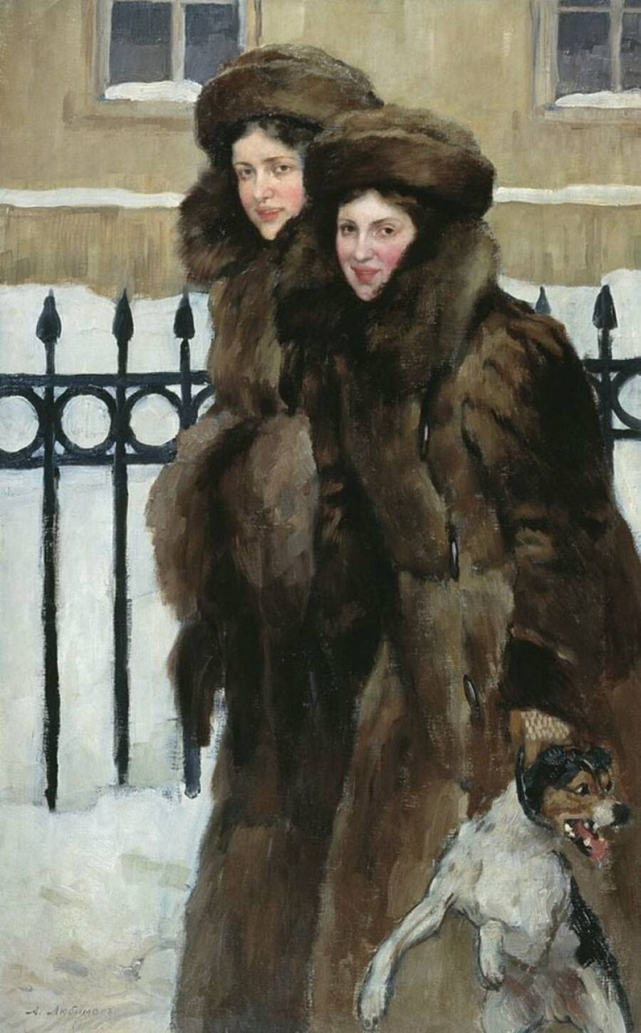 Модницы в шубах