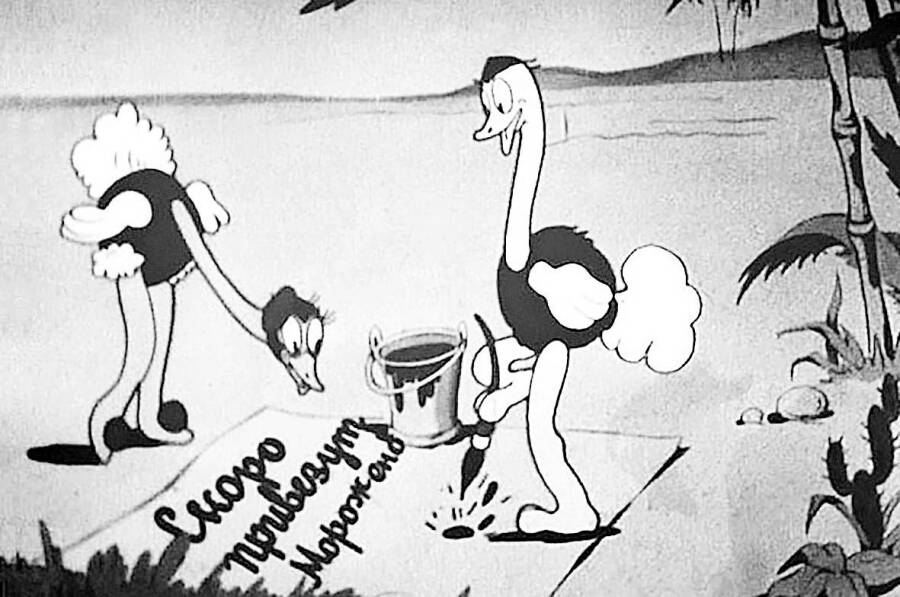 «В Африке жарко» - первый мультфильм студии