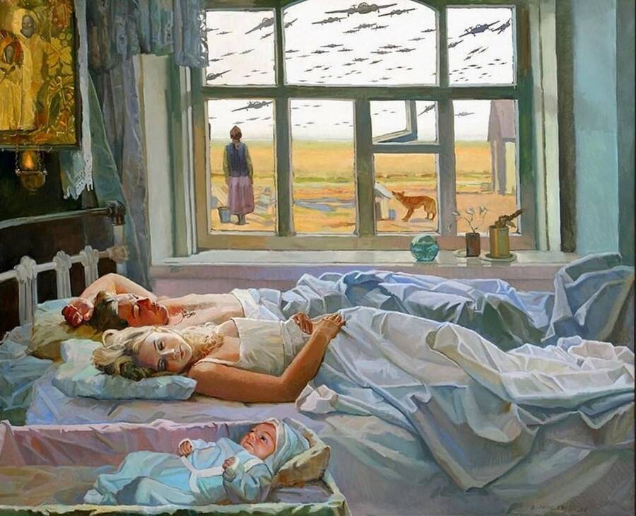 «Даже не снилось». Художник В.Ф. Папко