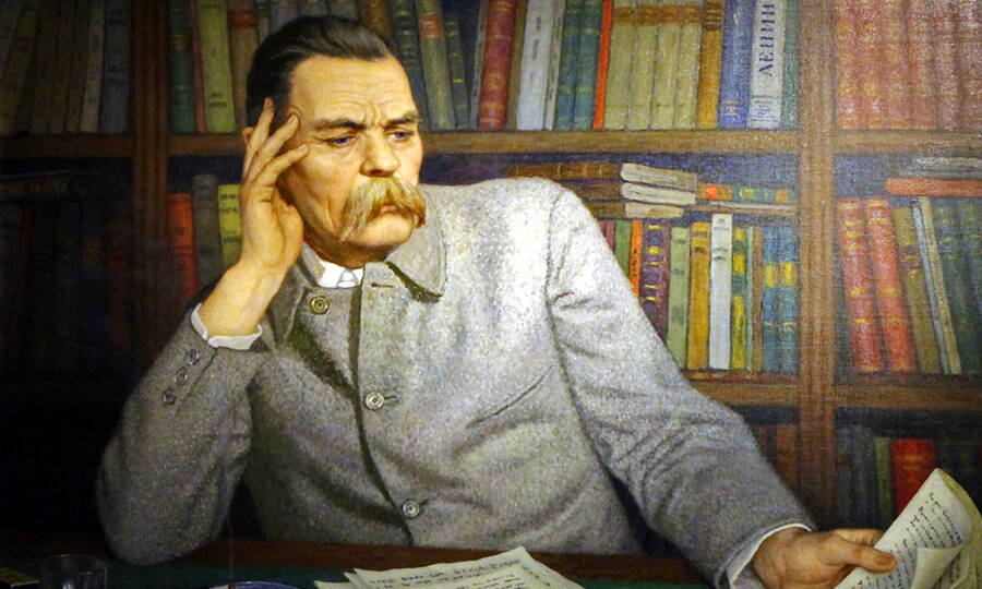 Портрет А.М. Горького. Художник Н.П. Богданов-Бельский, 1940 год. 