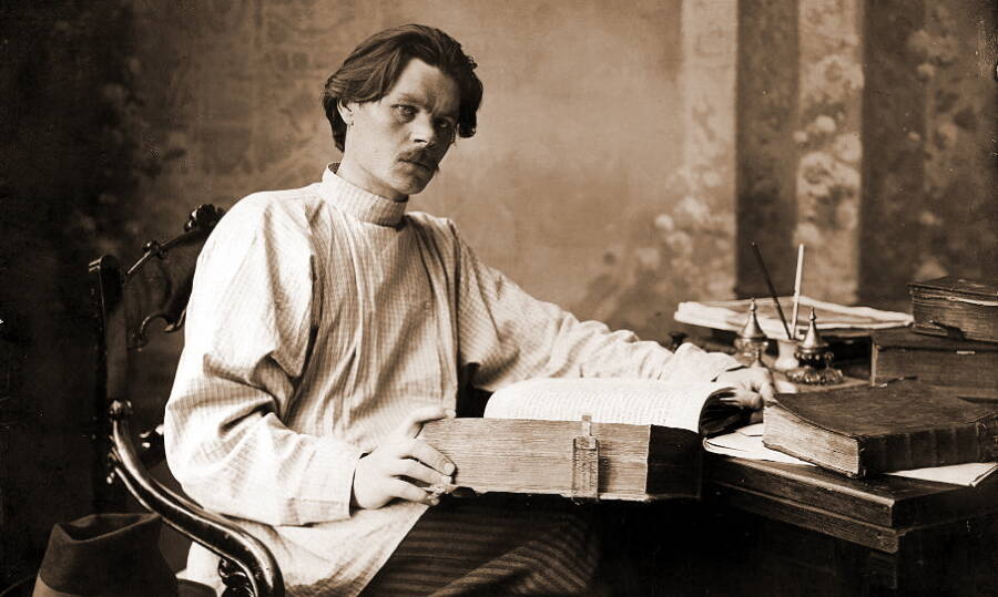 Портрет Максима Горького. Нижний Новгород, 1900 год. Фото М.П. Дмитриева.