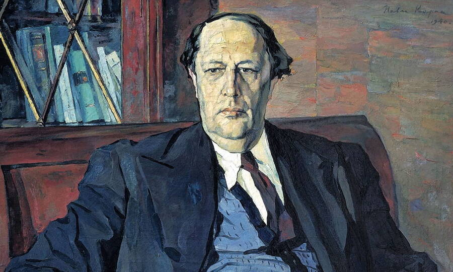 Портрет А.Н. Толстого. Художник П.Д. Корин, 1940 год.