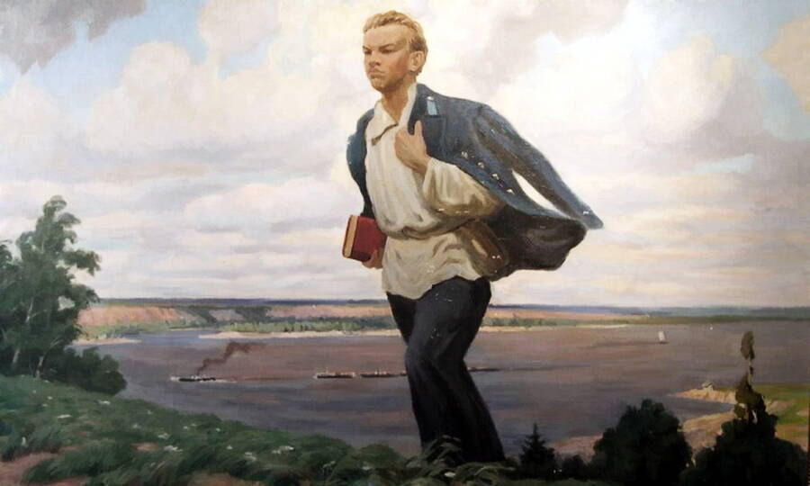 «В.И. Ленин в юности». Художник В.И. Прагер, 1950 год. 