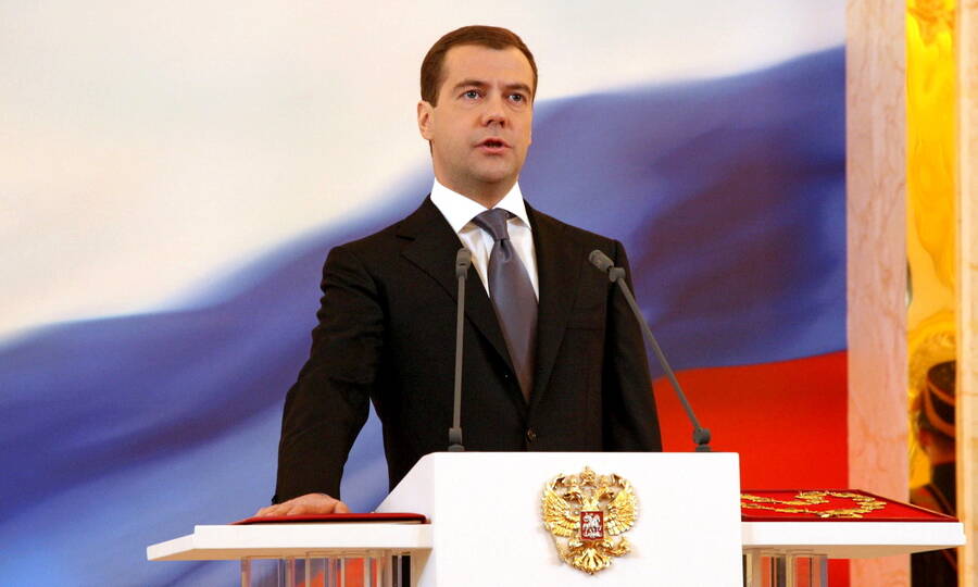 Инаугурация президента Д.А. Медведева. Москва, 7 мая 2008 года. 