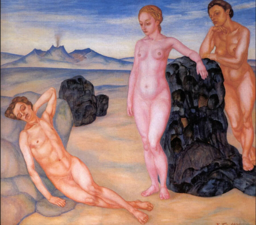 Картина «Сон». 1910 год. Государственный Русский музей.
