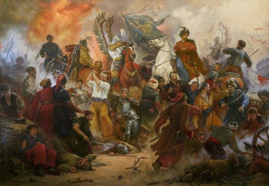 Казаки и поляки. "Битва под Берестечком", А.Орльонов