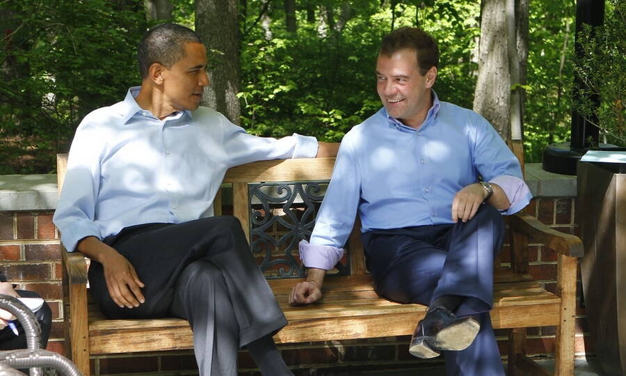  Встреча с президентом США Бараком Обамой. Кэмп-Дэвид, май 2012 года. 