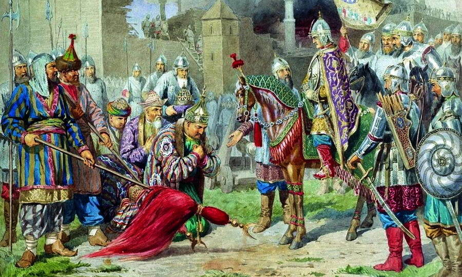 Взятие Казани. Художник А.Д. Кившенко, 1880 год.