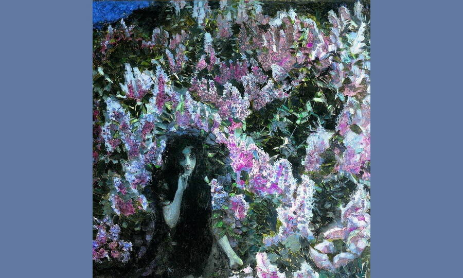«Сирень». Художник М.А. Врубель, 1900 год (фрагмент). 