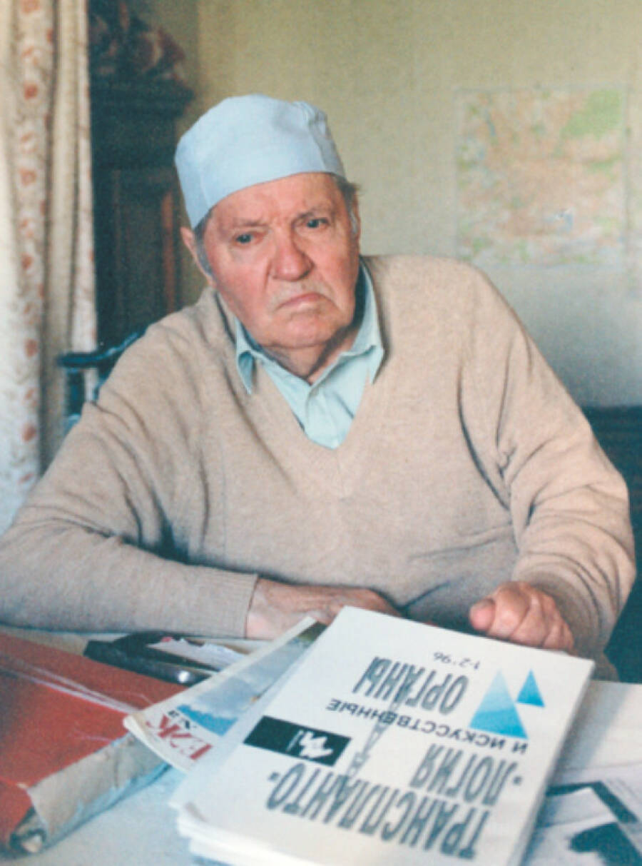  Владимир Демихов в 1996 году.