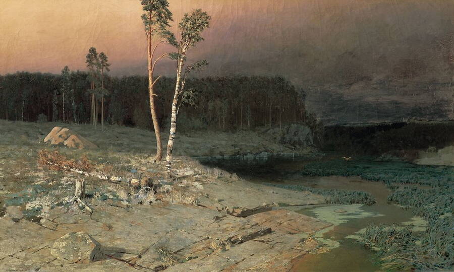 «На острове Валааме», 1873 год (фрагмент). 