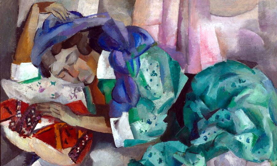 «Спящая цыганка» (фрагмент). Художник Р.Р. Фальк, 1912 год.