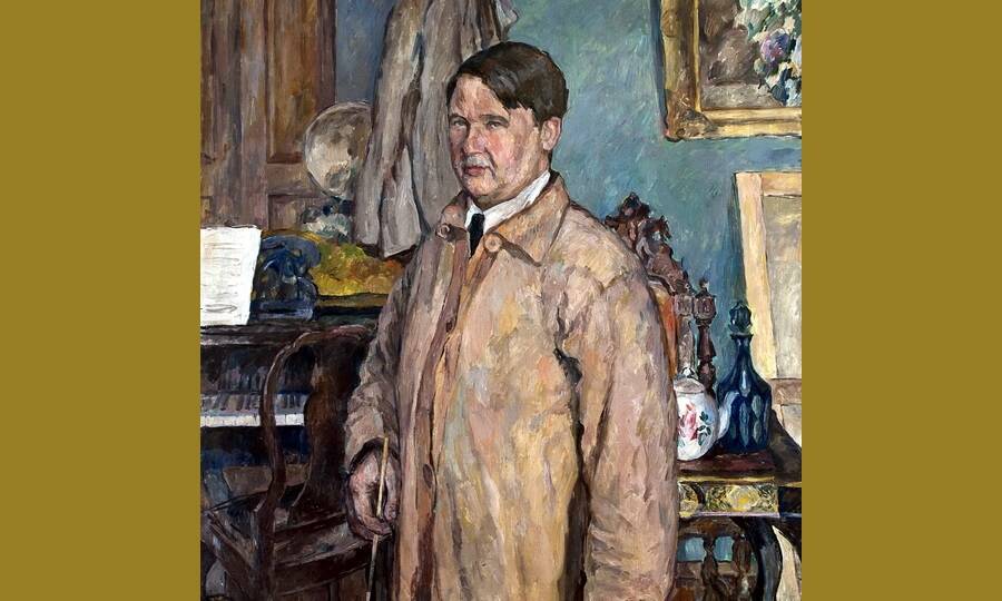 «Автопортрет» (фрагмент). Художник А.В. Лентулов, 1940 год. 