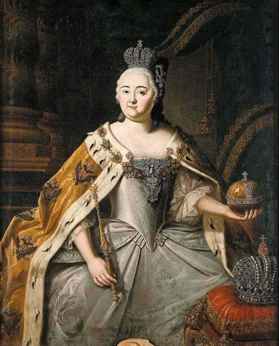 Портрет императрицы Елизаветы Петровны. 1755 год. Киевская картинная галерея.