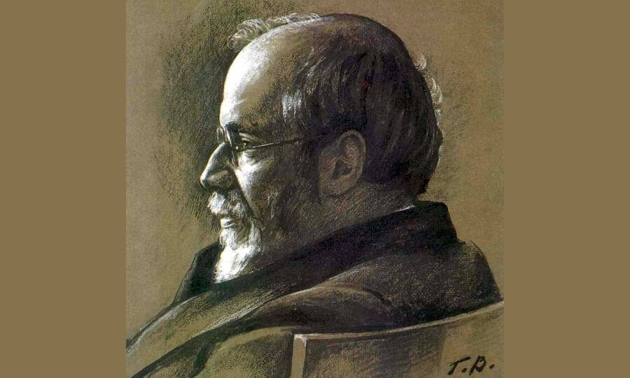 Портрет Александра Николаевича Бенуа (фрагмент). Художник Г.С. Верейский, 1924 год. 