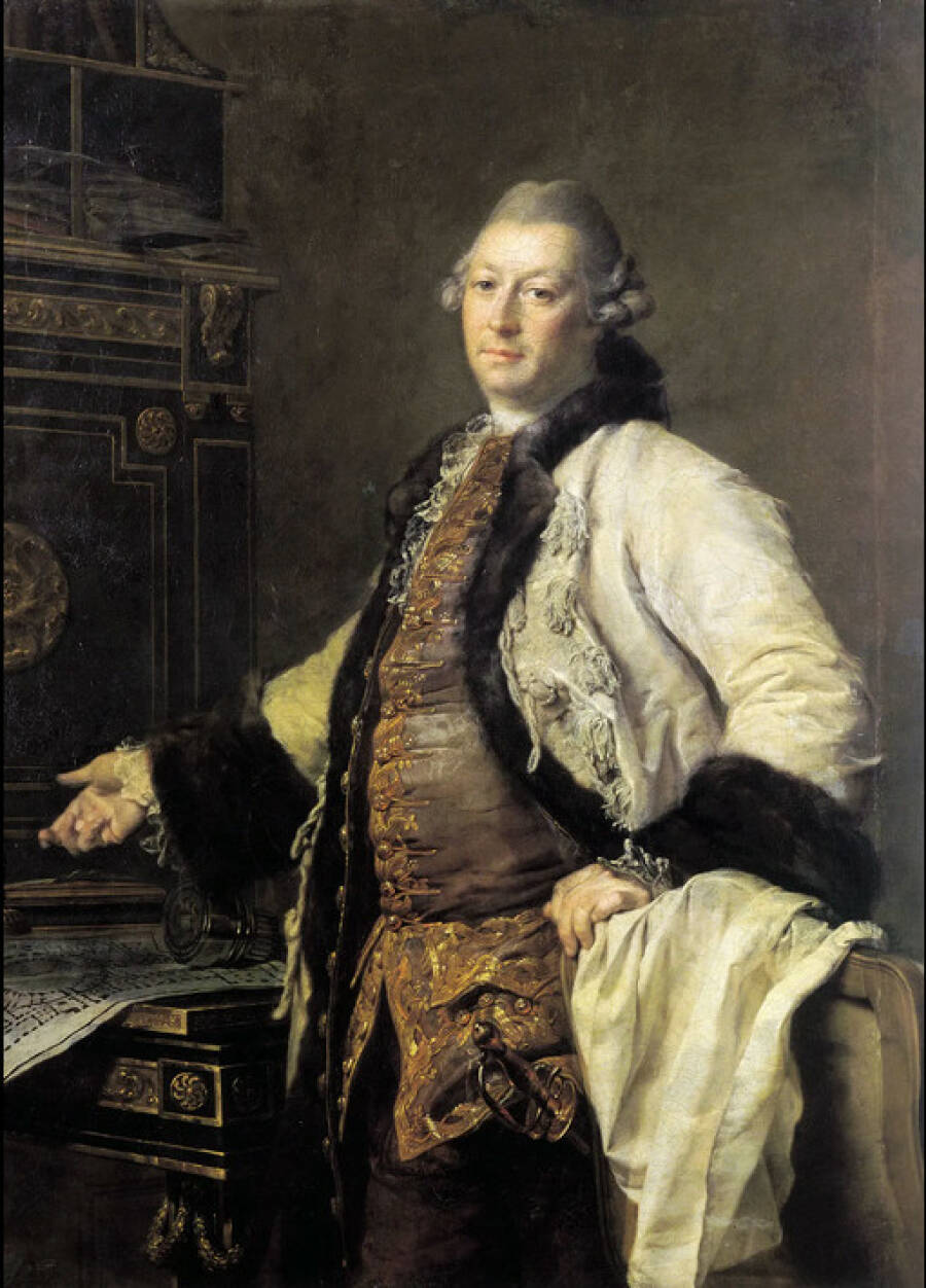 Портрет архитектора Александра Кокоринова кисти Дмитрия Левицкого. 1769 год. Государственный Русский музей. 