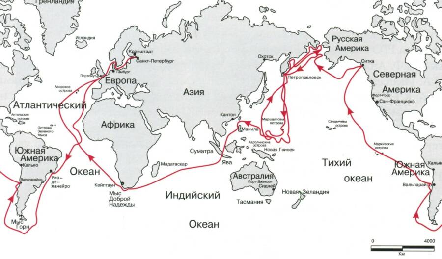 Плавание Ф.П. Литке на шлюпе «Сенявин» в 1826—1828 годах.