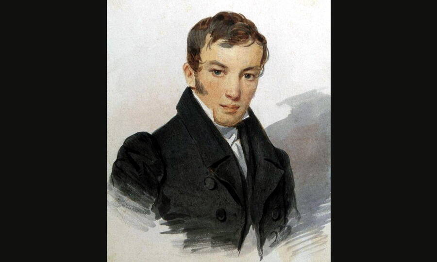 Портрет Василия Андреевича Жуковского. Художник П.Ф. Соколов, 1820 год. 