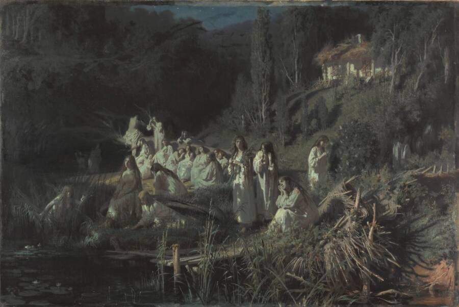 И.Н. Крамской «Русалки», 1871 год. Из собрания Третьяковской галереи