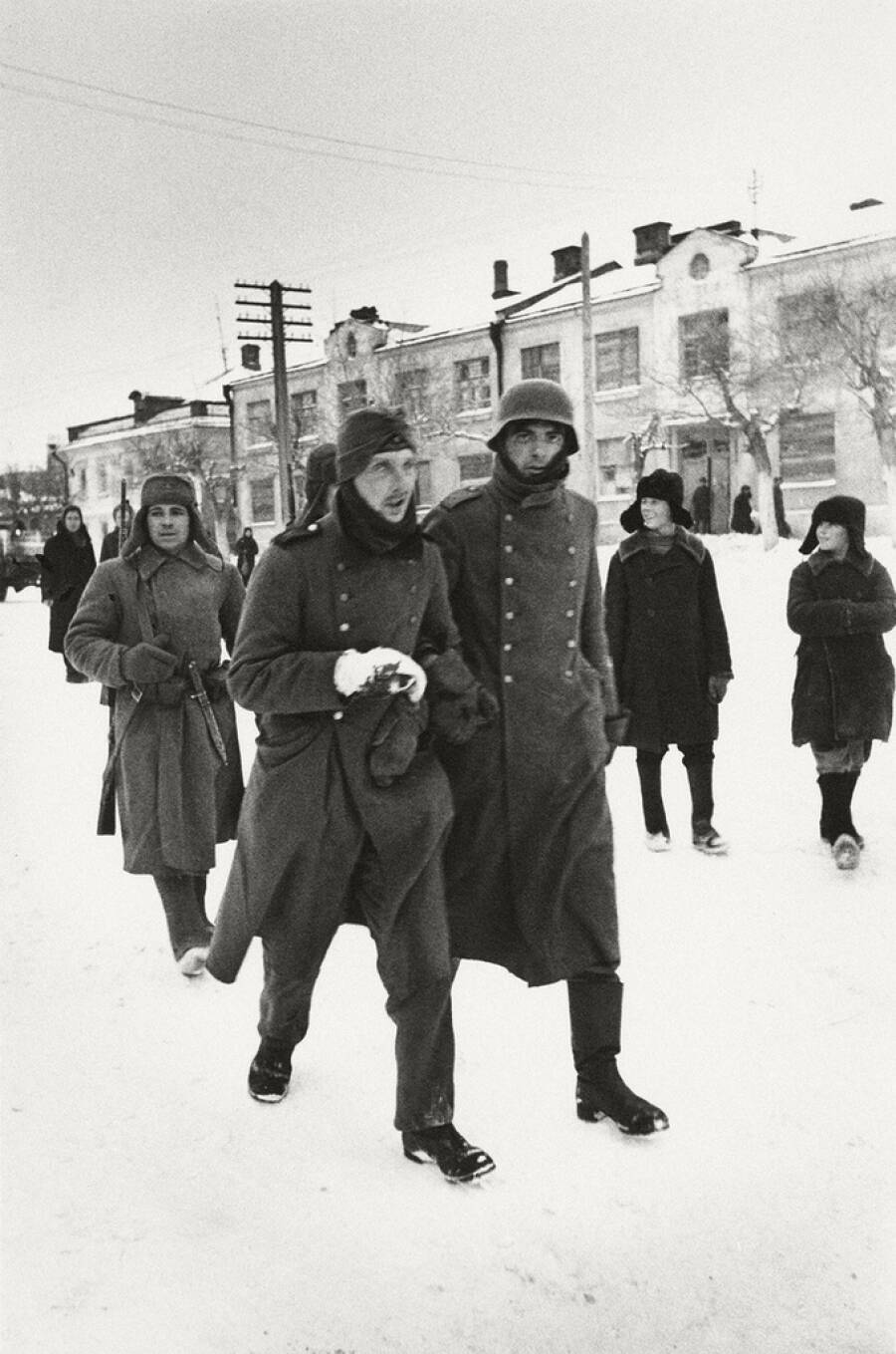 Пленные немцы в Туле.