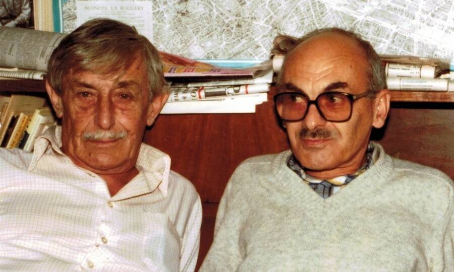  Булат Окуджава в гостях у Виктора Некрасова. Франция, 1981 год. 