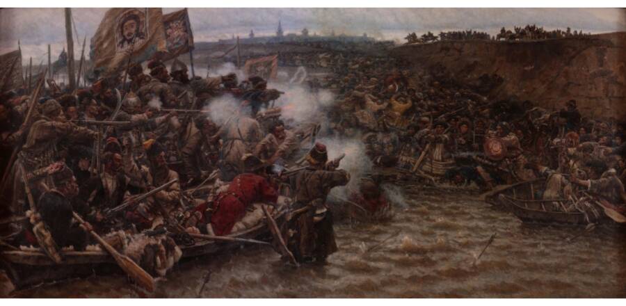 «Покорение Сибири Ермаком», 1895 год. @ Государственный Русский музей