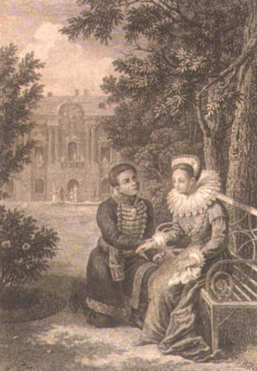 Лжедмитрий I и Марина Мнишек.