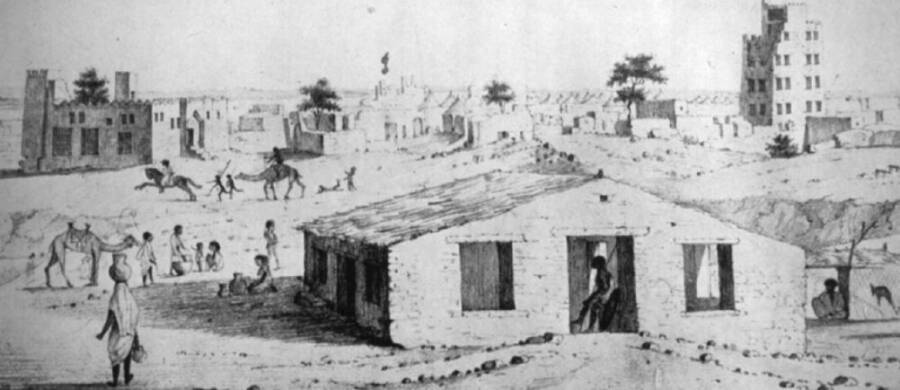 Сеннар. Рисунок 1821 года. 