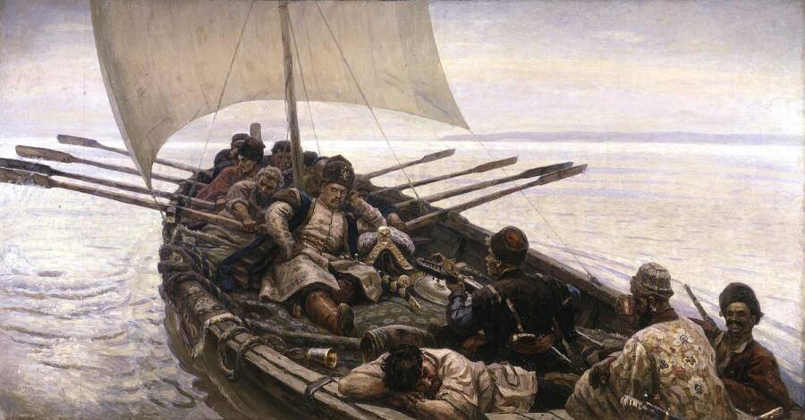 Суриков В. И. «Степан Разин», 1906 год (частично переписана в 1910) @ Государственный Русский Музей