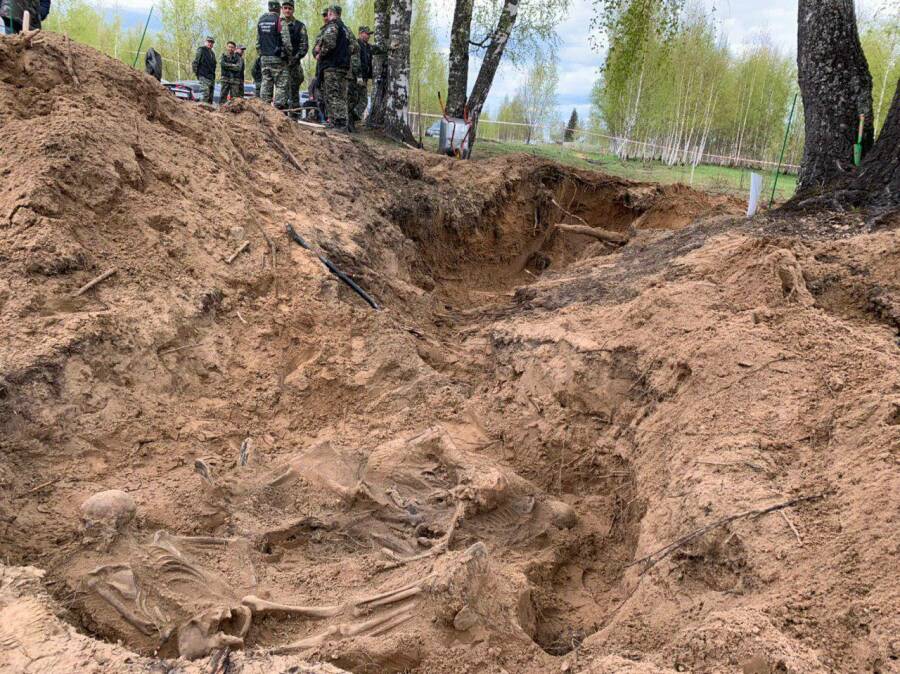 Место захоронения. 