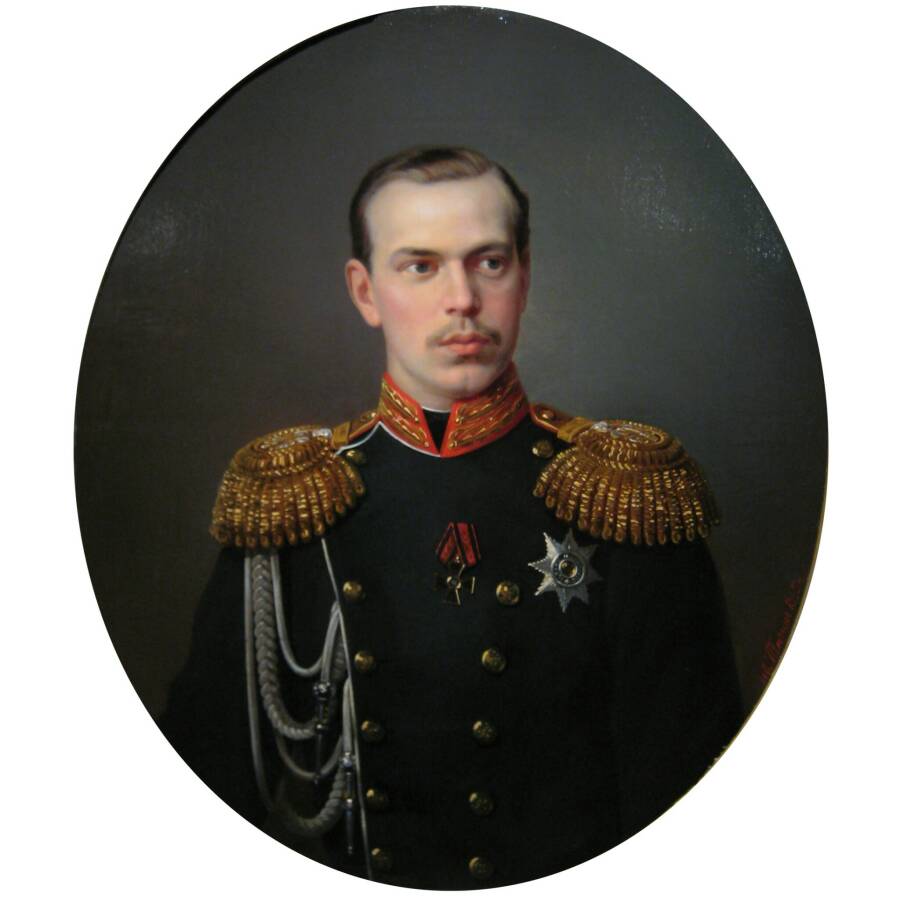 Иван Тюрин. Портрет вел. кн. Александра Александровича. 1865. ГИМ. Фото: shakko