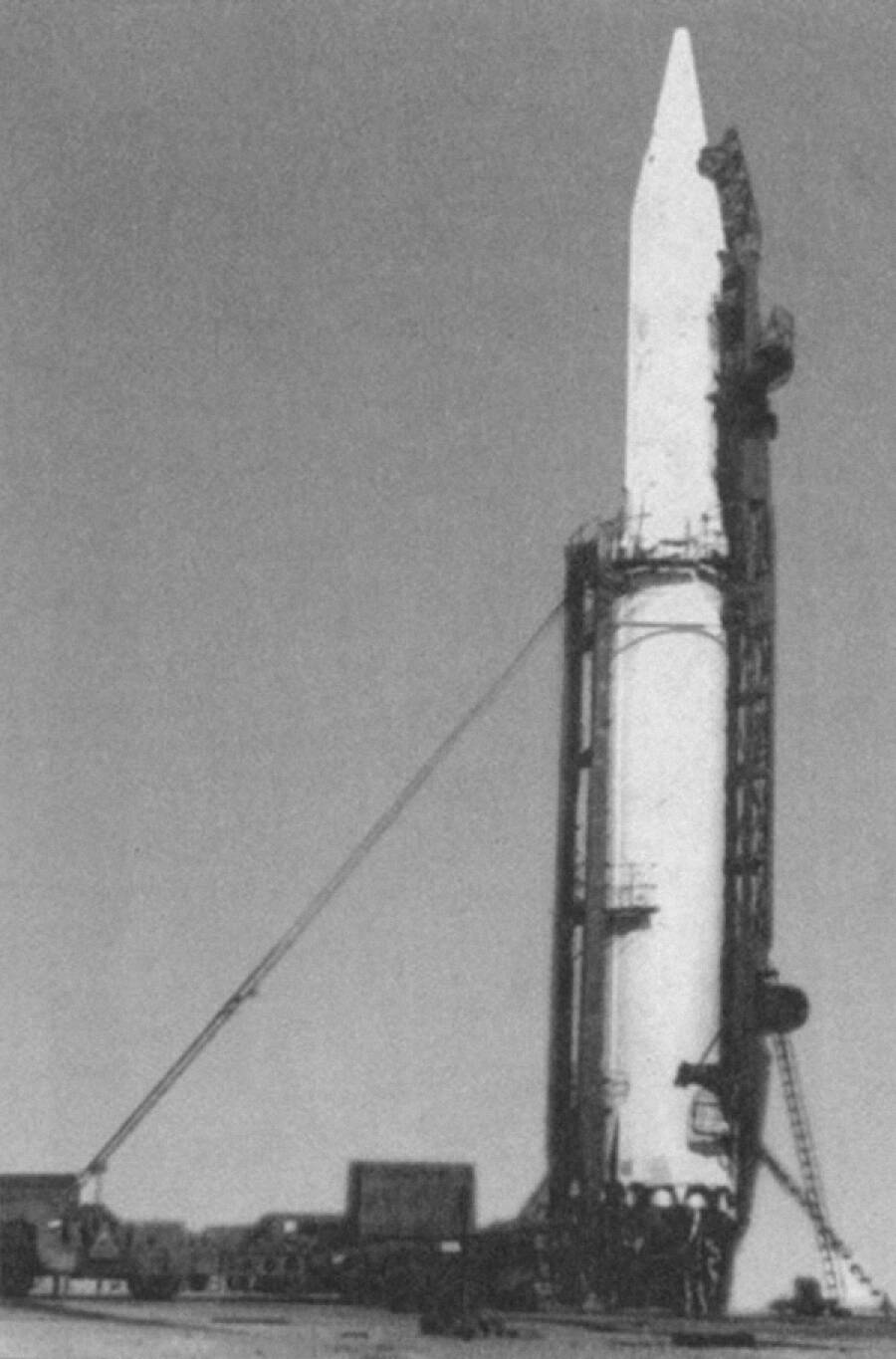 Пусковая установка ракеты Р-16.