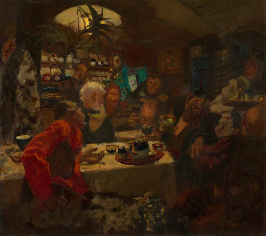 Н.Н. Сапунов «Трактир», 1912 год. Из собрания Третьяковской галереи