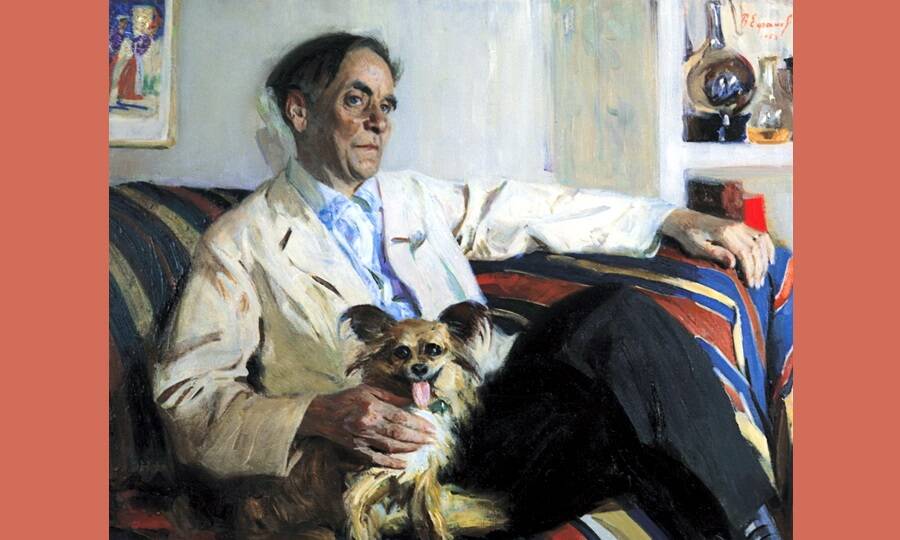 Портрет академика П.Л. Капицы. Художник В.П. Ефанов, 1958 год. 