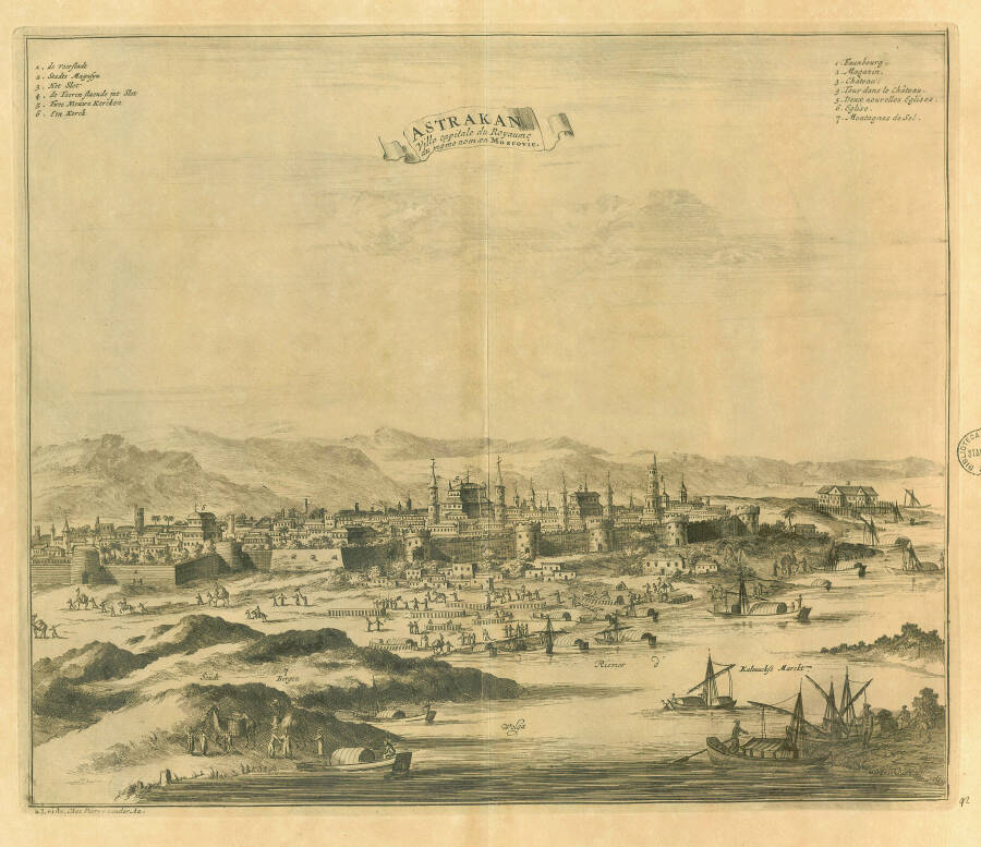 Астрахань. Середина XVII века.