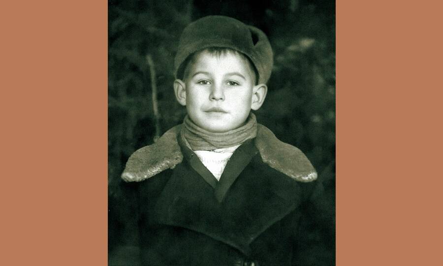 Воспитанник Никольского детского дома Коля Рубцов, 1940-е гг. 