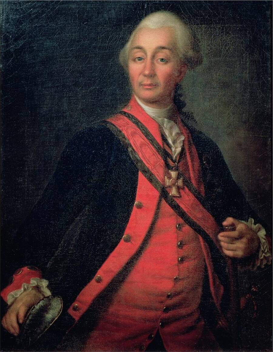 А. В. Суворов на портрете кисти Д. Г. Левицкого (1786).