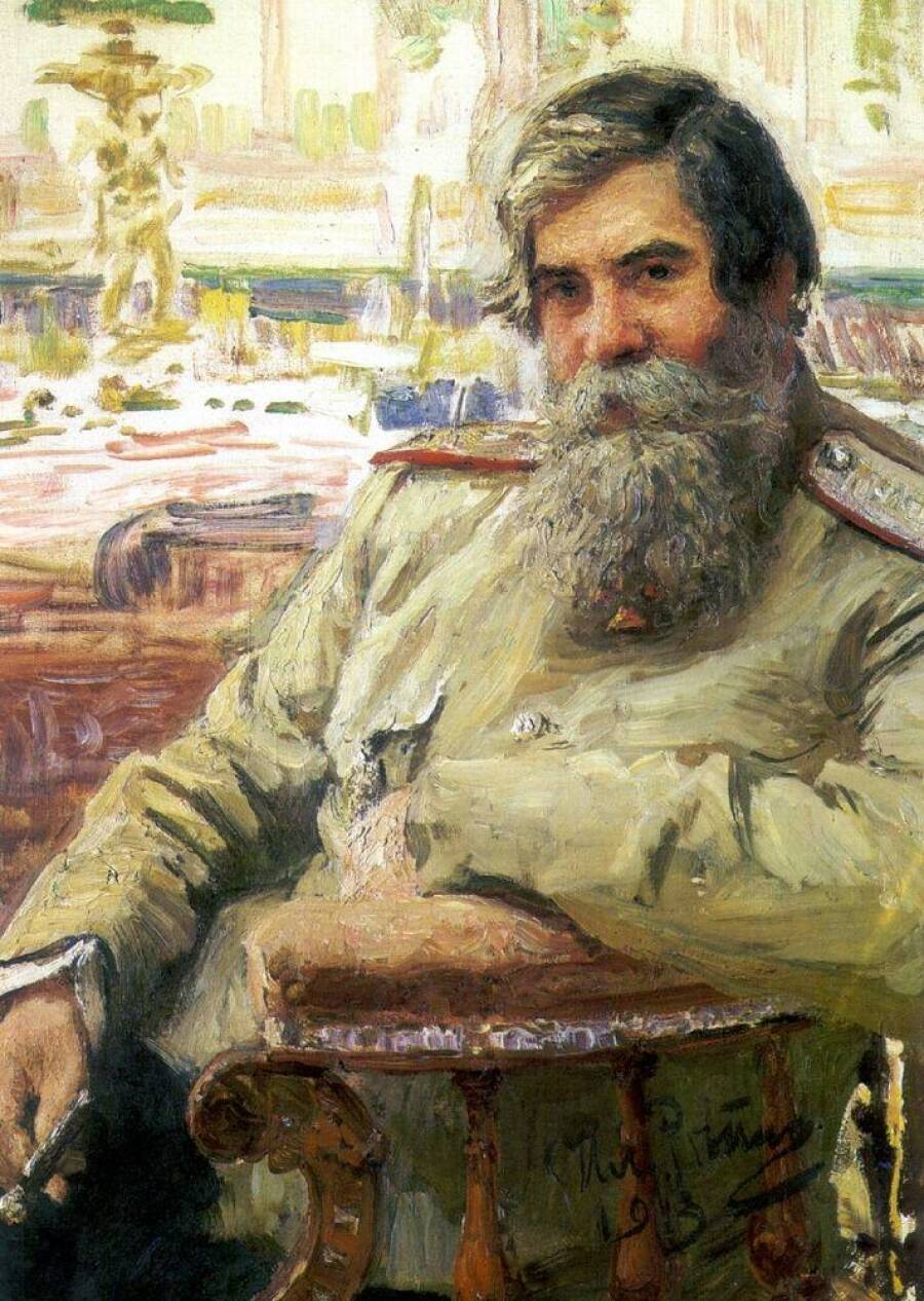 Портрет Владимира Бехтерева кисти Ильи Репина. 1913 год. 